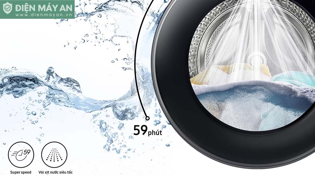 Máy Giặt Samsung AI Inverter 10kg WW10T634DLX/SV